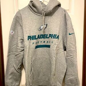 Philadelphia Eagles Nike hoodie; sz XL